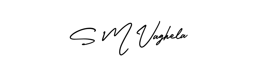 It looks lik you need a new signature style for name S M Vaghela. Design unique handwritten (AmerikaSignatureDemo-Regular) signature with our free signature maker in just a few clicks. S M Vaghela signature style 3 images and pictures png