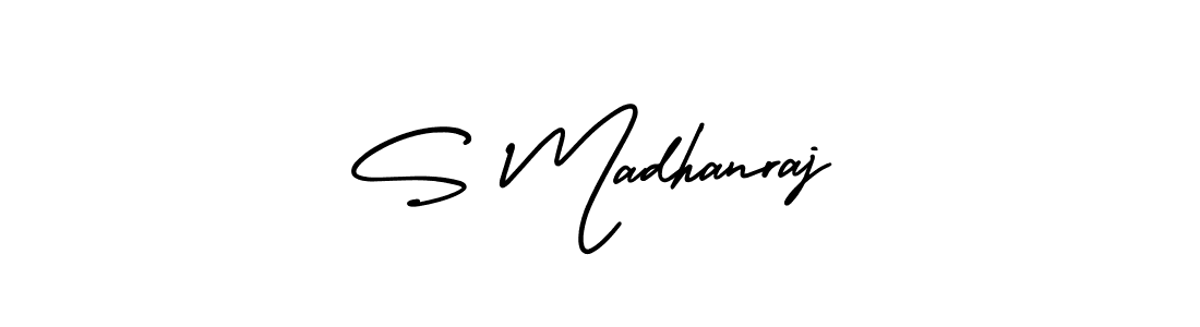 Similarly AmerikaSignatureDemo-Regular is the best handwritten signature design. Signature creator online .You can use it as an online autograph creator for name S Madhanraj. S Madhanraj signature style 3 images and pictures png
