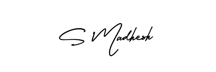 Best and Professional Signature Style for S Madhesh. AmerikaSignatureDemo-Regular Best Signature Style Collection. S Madhesh signature style 3 images and pictures png