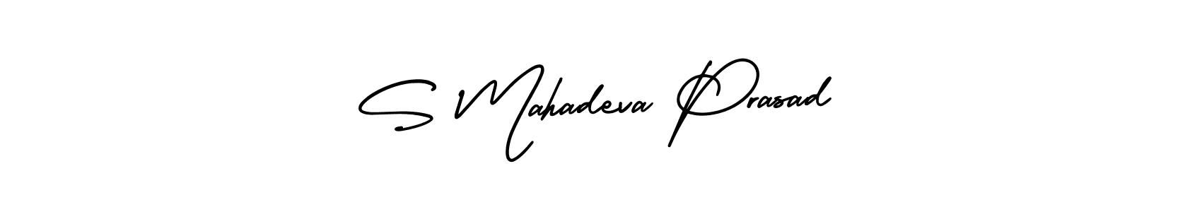 S Mahadeva Prasad stylish signature style. Best Handwritten Sign (AmerikaSignatureDemo-Regular) for my name. Handwritten Signature Collection Ideas for my name S Mahadeva Prasad. S Mahadeva Prasad signature style 3 images and pictures png