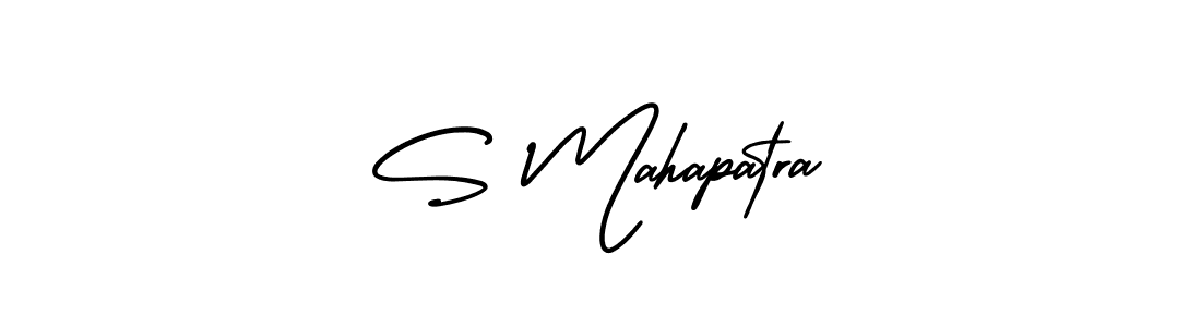 Design your own signature with our free online signature maker. With this signature software, you can create a handwritten (AmerikaSignatureDemo-Regular) signature for name S Mahapatra. S Mahapatra signature style 3 images and pictures png