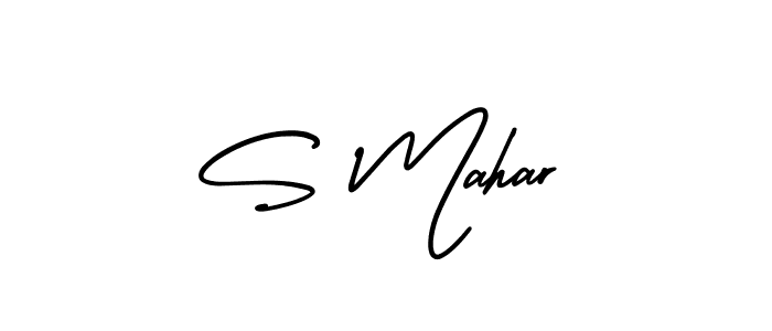 Similarly AmerikaSignatureDemo-Regular is the best handwritten signature design. Signature creator online .You can use it as an online autograph creator for name S Mahar. S Mahar signature style 3 images and pictures png