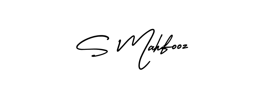 Make a beautiful signature design for name S Mahfooz. Use this online signature maker to create a handwritten signature for free. S Mahfooz signature style 3 images and pictures png