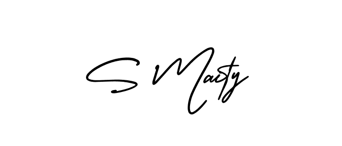 Also we have S Maity name is the best signature style. Create professional handwritten signature collection using AmerikaSignatureDemo-Regular autograph style. S Maity signature style 3 images and pictures png