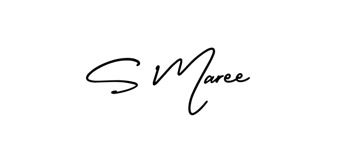 Also You can easily find your signature by using the search form. We will create S Maree name handwritten signature images for you free of cost using AmerikaSignatureDemo-Regular sign style. S Maree signature style 3 images and pictures png