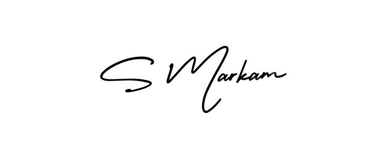Make a beautiful signature design for name S Markam. Use this online signature maker to create a handwritten signature for free. S Markam signature style 3 images and pictures png