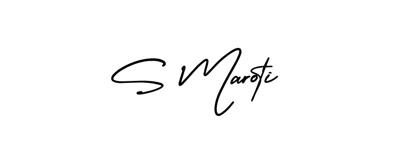Similarly AmerikaSignatureDemo-Regular is the best handwritten signature design. Signature creator online .You can use it as an online autograph creator for name S Maroti. S Maroti signature style 3 images and pictures png