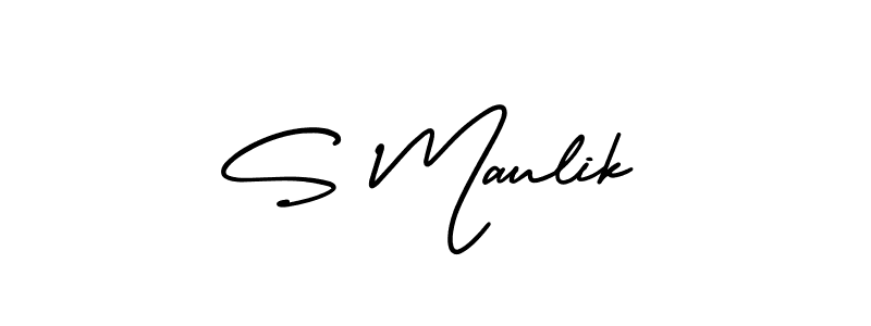 Check out images of Autograph of S Maulik name. Actor S Maulik Signature Style. AmerikaSignatureDemo-Regular is a professional sign style online. S Maulik signature style 3 images and pictures png