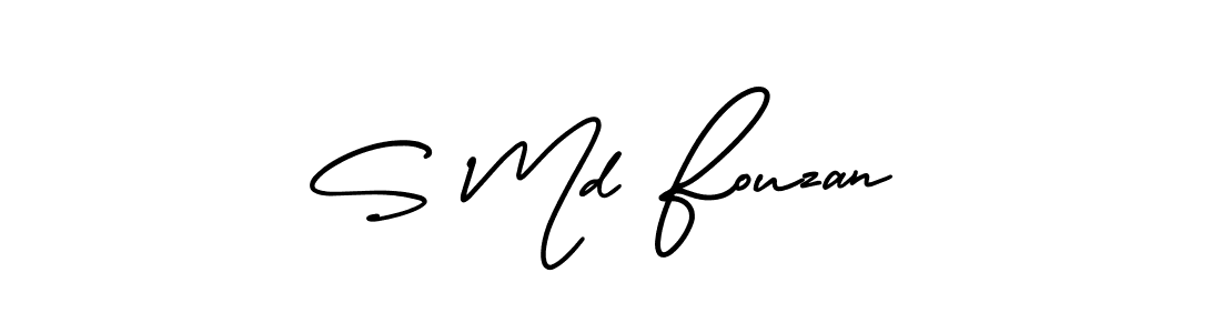 AmerikaSignatureDemo-Regular is a professional signature style that is perfect for those who want to add a touch of class to their signature. It is also a great choice for those who want to make their signature more unique. Get S Md Fouzan name to fancy signature for free. S Md Fouzan signature style 3 images and pictures png