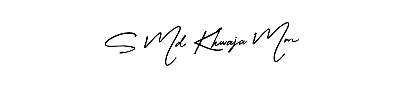 Similarly AmerikaSignatureDemo-Regular is the best handwritten signature design. Signature creator online .You can use it as an online autograph creator for name S Md Khwaja Mm. S Md Khwaja Mm signature style 3 images and pictures png
