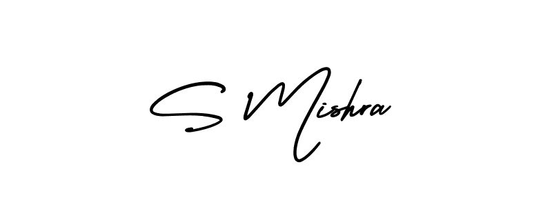 Also You can easily find your signature by using the search form. We will create S Mishra name handwritten signature images for you free of cost using AmerikaSignatureDemo-Regular sign style. S Mishra signature style 3 images and pictures png