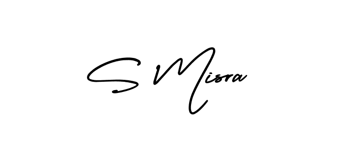 Use a signature maker to create a handwritten signature online. With this signature software, you can design (AmerikaSignatureDemo-Regular) your own signature for name S Misra. S Misra signature style 3 images and pictures png