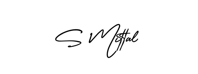 How to make S Mittal signature? AmerikaSignatureDemo-Regular is a professional autograph style. Create handwritten signature for S Mittal name. S Mittal signature style 3 images and pictures png