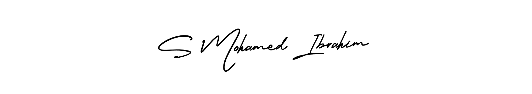 It looks lik you need a new signature style for name S Mohamed Ibrahim. Design unique handwritten (AmerikaSignatureDemo-Regular) signature with our free signature maker in just a few clicks. S Mohamed Ibrahim signature style 3 images and pictures png