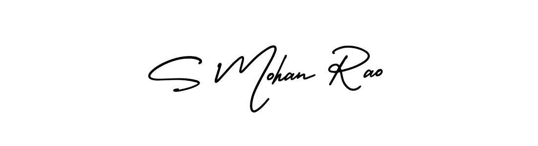 Design your own signature with our free online signature maker. With this signature software, you can create a handwritten (AmerikaSignatureDemo-Regular) signature for name S Mohan Rao. S Mohan Rao signature style 3 images and pictures png