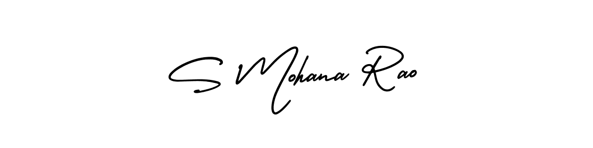 How to Draw S Mohana Rao signature style? AmerikaSignatureDemo-Regular is a latest design signature styles for name S Mohana Rao. S Mohana Rao signature style 3 images and pictures png