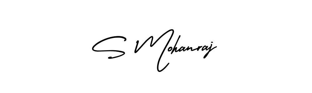 How to make S Mohanraj name signature. Use AmerikaSignatureDemo-Regular style for creating short signs online. This is the latest handwritten sign. S Mohanraj signature style 3 images and pictures png