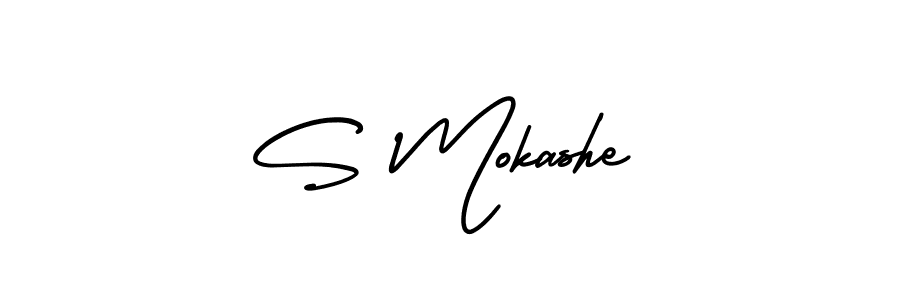 Also we have S Mokashe name is the best signature style. Create professional handwritten signature collection using AmerikaSignatureDemo-Regular autograph style. S Mokashe signature style 3 images and pictures png