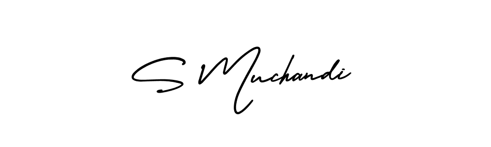 Best and Professional Signature Style for S Muchandi. AmerikaSignatureDemo-Regular Best Signature Style Collection. S Muchandi signature style 3 images and pictures png