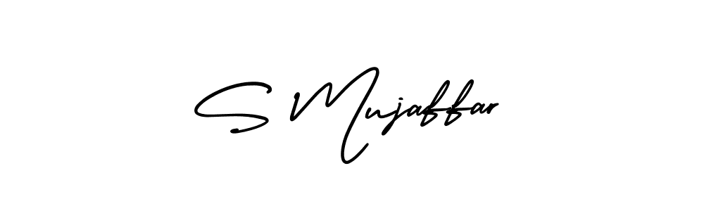 Similarly AmerikaSignatureDemo-Regular is the best handwritten signature design. Signature creator online .You can use it as an online autograph creator for name S Mujaffar. S Mujaffar signature style 3 images and pictures png