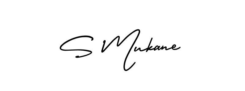 Best and Professional Signature Style for S Mukane. AmerikaSignatureDemo-Regular Best Signature Style Collection. S Mukane signature style 3 images and pictures png