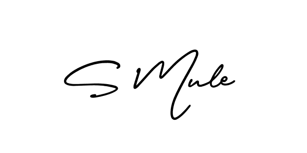 if you are searching for the best signature style for your name S Mule. so please give up your signature search. here we have designed multiple signature styles  using AmerikaSignatureDemo-Regular. S Mule signature style 3 images and pictures png