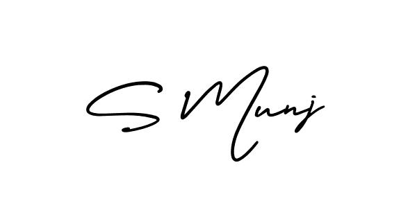 You can use this online signature creator to create a handwritten signature for the name S Munj. This is the best online autograph maker. S Munj signature style 3 images and pictures png