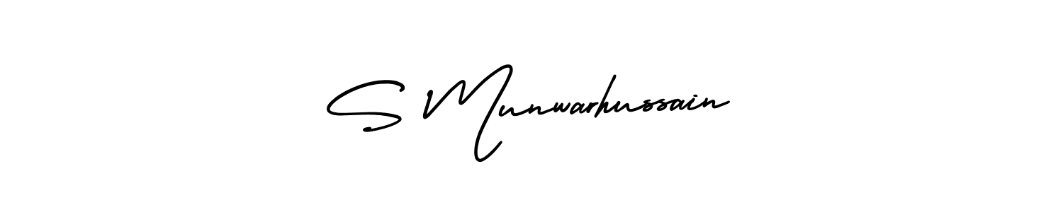 See photos of S Munwarhussain official signature by Spectra . Check more albums & portfolios. Read reviews & check more about AmerikaSignatureDemo-Regular font. S Munwarhussain signature style 3 images and pictures png