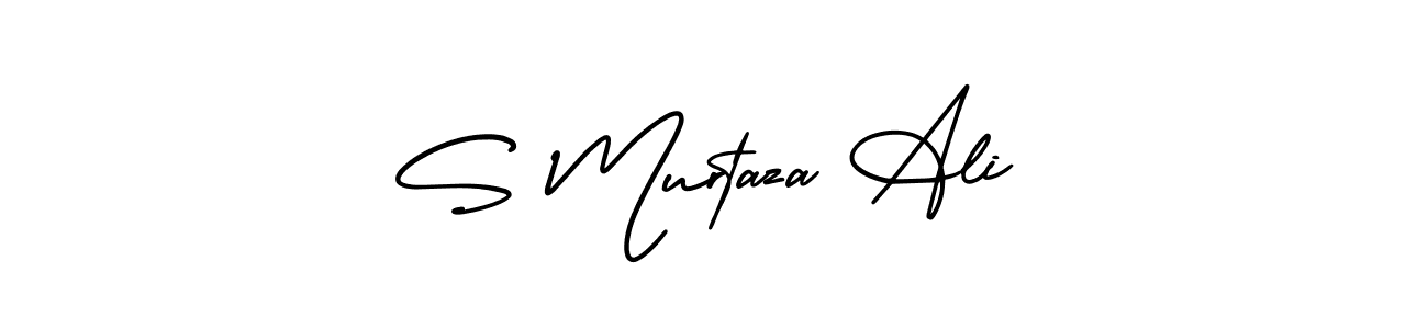 It looks lik you need a new signature style for name S Murtaza Ali. Design unique handwritten (AmerikaSignatureDemo-Regular) signature with our free signature maker in just a few clicks. S Murtaza Ali signature style 3 images and pictures png