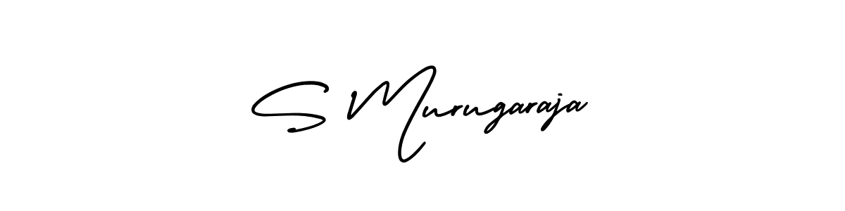 How to make S Murugaraja name signature. Use AmerikaSignatureDemo-Regular style for creating short signs online. This is the latest handwritten sign. S Murugaraja signature style 3 images and pictures png