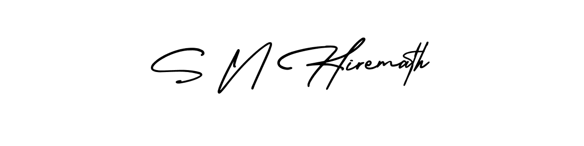 It looks lik you need a new signature style for name S N Hiremath. Design unique handwritten (AmerikaSignatureDemo-Regular) signature with our free signature maker in just a few clicks. S N Hiremath signature style 3 images and pictures png