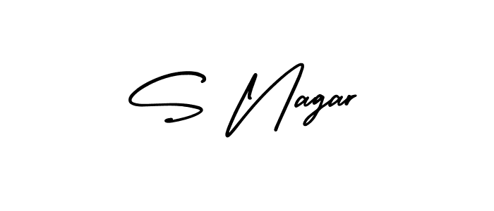 You can use this online signature creator to create a handwritten signature for the name S Nagar. This is the best online autograph maker. S Nagar signature style 3 images and pictures png