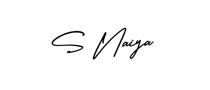 Once you've used our free online signature maker to create your best signature AmerikaSignatureDemo-Regular style, it's time to enjoy all of the benefits that S Naiya name signing documents. S Naiya signature style 3 images and pictures png