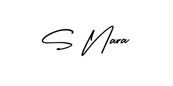 Make a beautiful signature design for name S Nara. Use this online signature maker to create a handwritten signature for free. S Nara signature style 3 images and pictures png