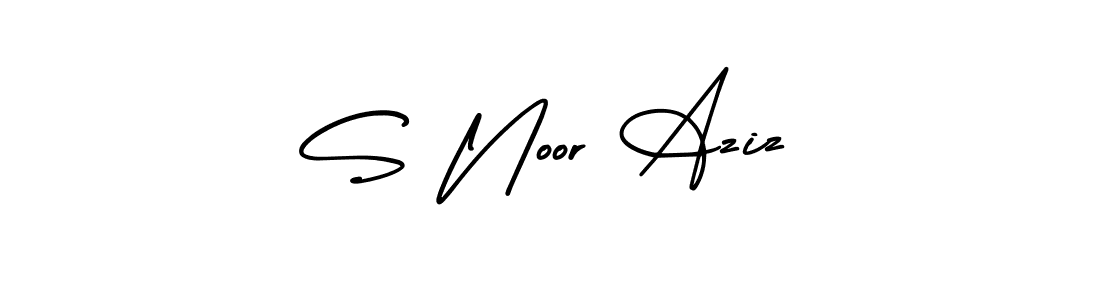 Best and Professional Signature Style for S Noor Aziz. AmerikaSignatureDemo-Regular Best Signature Style Collection. S Noor Aziz signature style 3 images and pictures png
