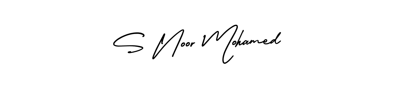 Best and Professional Signature Style for S Noor Mohamed. AmerikaSignatureDemo-Regular Best Signature Style Collection. S Noor Mohamed signature style 3 images and pictures png