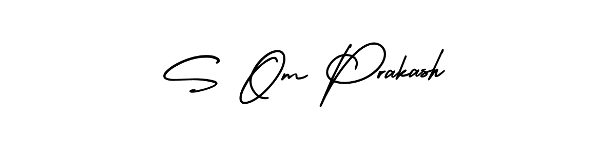 This is the best signature style for the S Om Prakash name. Also you like these signature font (AmerikaSignatureDemo-Regular). Mix name signature. S Om Prakash signature style 3 images and pictures png