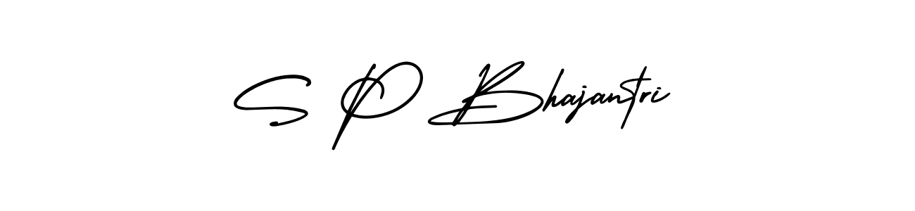 It looks lik you need a new signature style for name S P Bhajantri. Design unique handwritten (AmerikaSignatureDemo-Regular) signature with our free signature maker in just a few clicks. S P Bhajantri signature style 3 images and pictures png