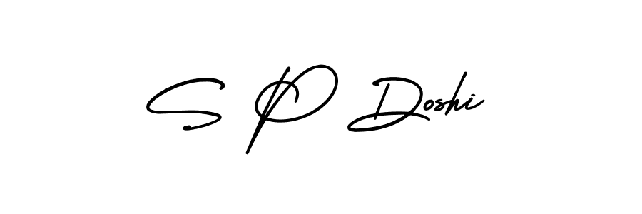 AmerikaSignatureDemo-Regular is a professional signature style that is perfect for those who want to add a touch of class to their signature. It is also a great choice for those who want to make their signature more unique. Get S P Doshi name to fancy signature for free. S P Doshi signature style 3 images and pictures png