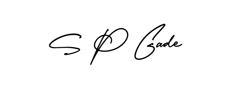 You can use this online signature creator to create a handwritten signature for the name S P Gade. This is the best online autograph maker. S P Gade signature style 3 images and pictures png