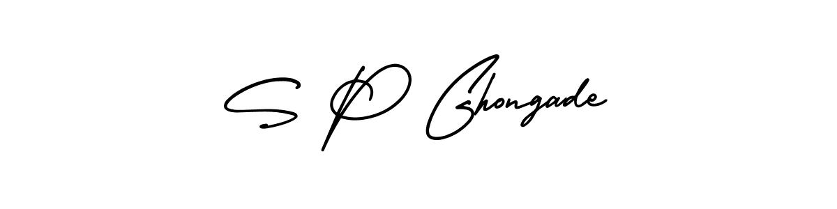 Also we have S P Ghongade name is the best signature style. Create professional handwritten signature collection using AmerikaSignatureDemo-Regular autograph style. S P Ghongade signature style 3 images and pictures png