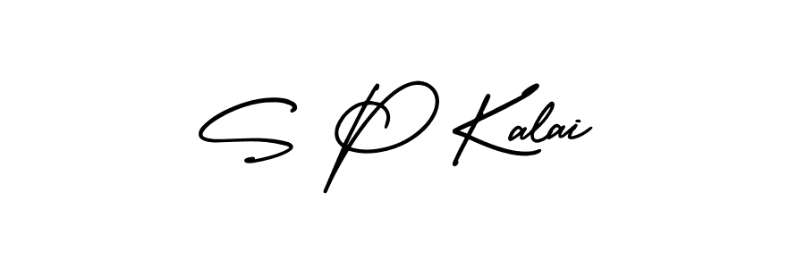 It looks lik you need a new signature style for name S P Kalai. Design unique handwritten (AmerikaSignatureDemo-Regular) signature with our free signature maker in just a few clicks. S P Kalai signature style 3 images and pictures png