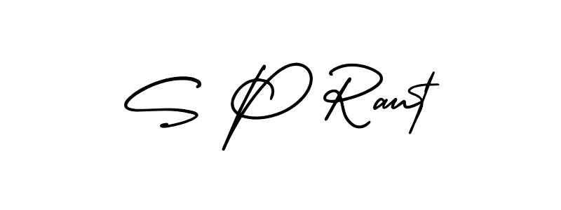 It looks lik you need a new signature style for name S P Raut. Design unique handwritten (AmerikaSignatureDemo-Regular) signature with our free signature maker in just a few clicks. S P Raut signature style 3 images and pictures png