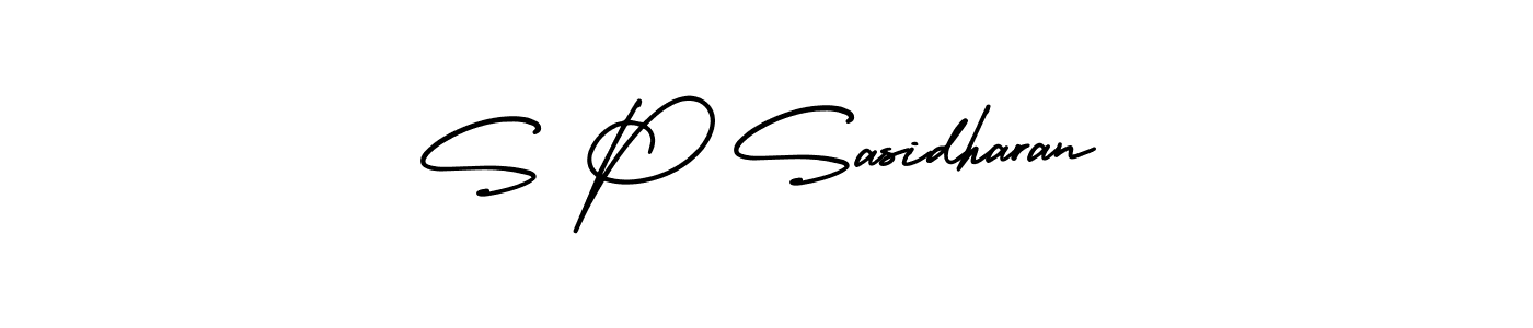 Make a beautiful signature design for name S P Sasidharan. Use this online signature maker to create a handwritten signature for free. S P Sasidharan signature style 3 images and pictures png