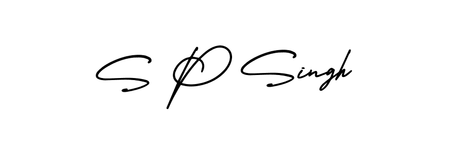 Make a beautiful signature design for name S P Singh. Use this online signature maker to create a handwritten signature for free. S P Singh signature style 3 images and pictures png