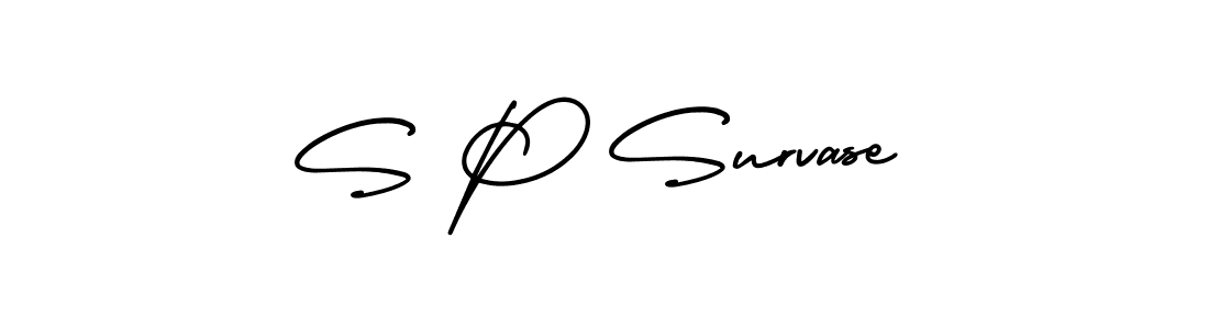 Also we have S P Survase name is the best signature style. Create professional handwritten signature collection using AmerikaSignatureDemo-Regular autograph style. S P Survase signature style 3 images and pictures png