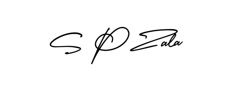 Best and Professional Signature Style for S P Zala. AmerikaSignatureDemo-Regular Best Signature Style Collection. S P Zala signature style 3 images and pictures png