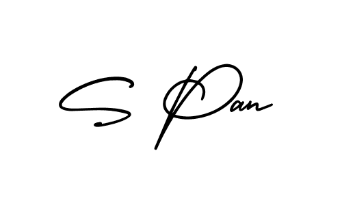 Also You can easily find your signature by using the search form. We will create S Pan name handwritten signature images for you free of cost using AmerikaSignatureDemo-Regular sign style. S Pan signature style 3 images and pictures png