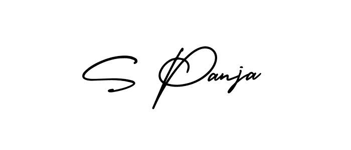 Best and Professional Signature Style for S Panja. AmerikaSignatureDemo-Regular Best Signature Style Collection. S Panja signature style 3 images and pictures png