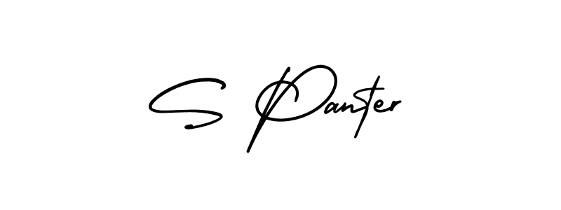 Best and Professional Signature Style for S Panter. AmerikaSignatureDemo-Regular Best Signature Style Collection. S Panter signature style 3 images and pictures png